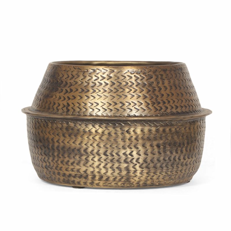 Brass Antique Textured planter